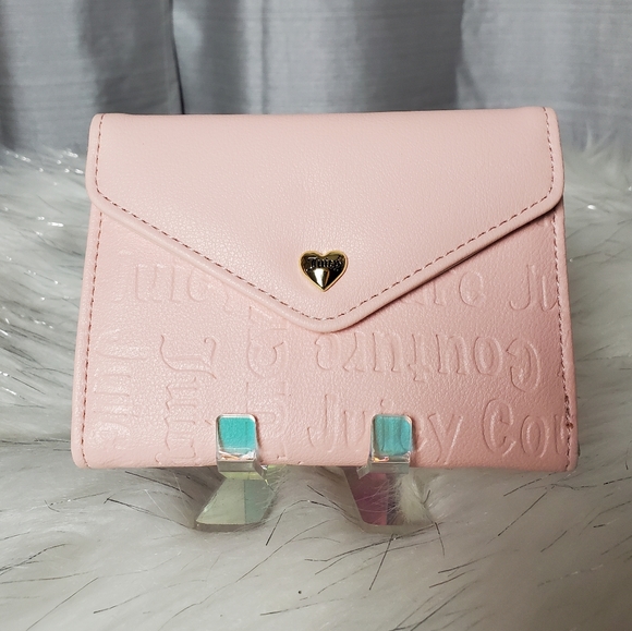 JUICY COUTURE embossed macroon backpack and wallet set - Picture 6 of 9